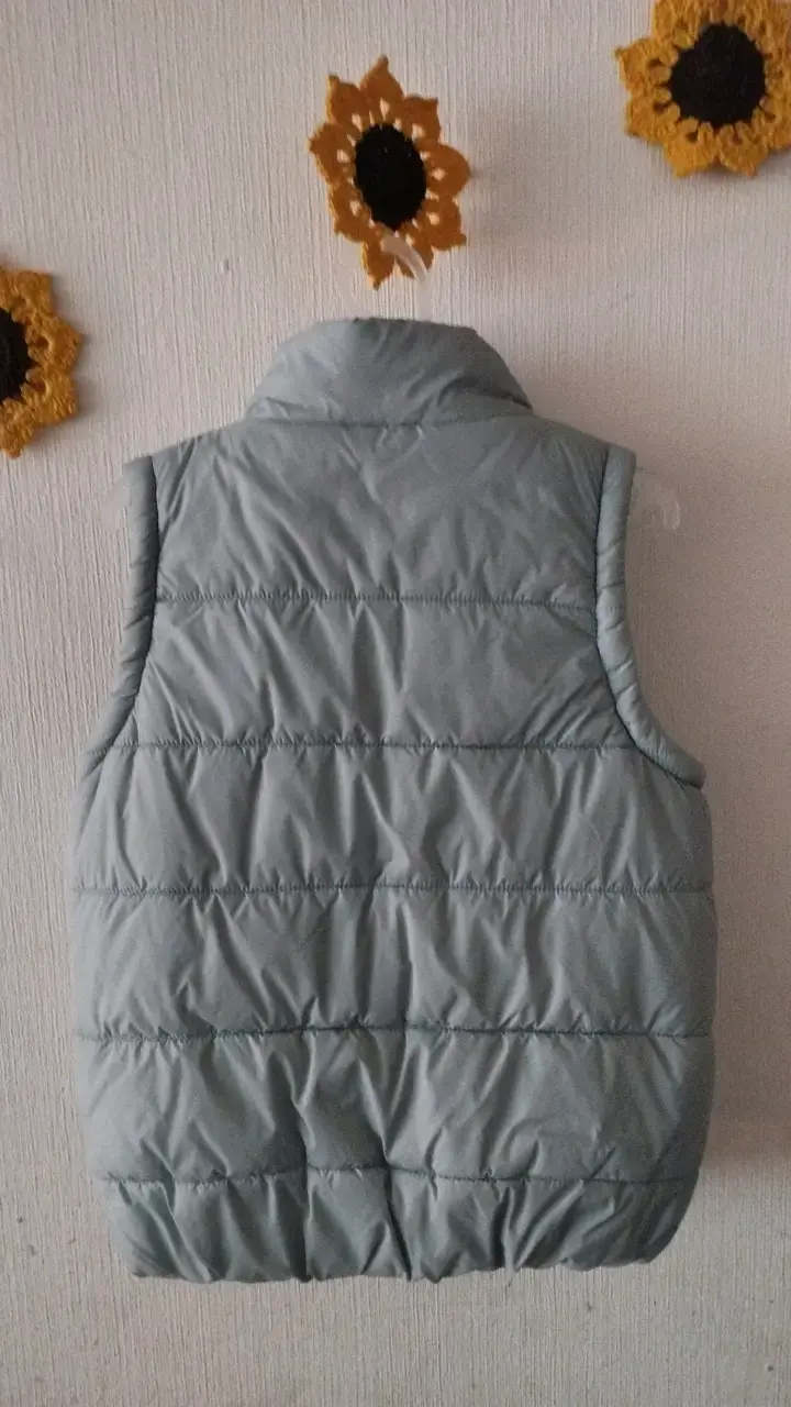 Chaleco acolchado gris para niña/o - 3