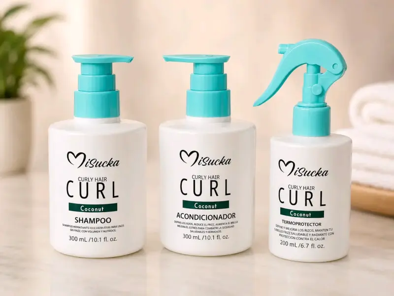 Set de cuidado para cabello rizado Misucka Coconut