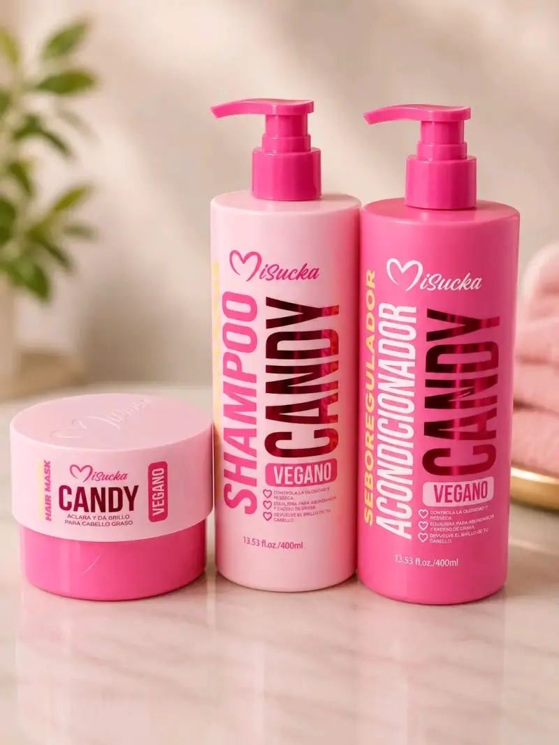Set de Cuidado Capilar Vegano Misucka Candy