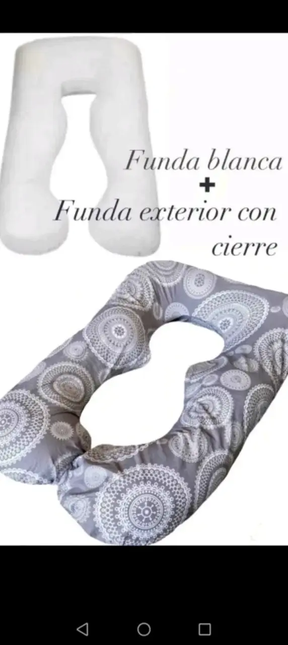 Almohada de maternidad con funda extraíble