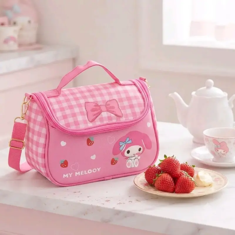 Lonchera Hello Kitty Rosa con Diseño Infantil - 4