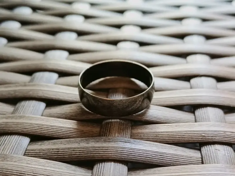 Anillo de acero inoxidable unisex - 1