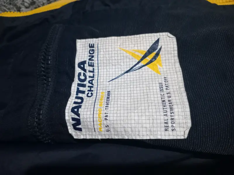 Chaqueta Nautica Challenge amarilla y blanca - 4