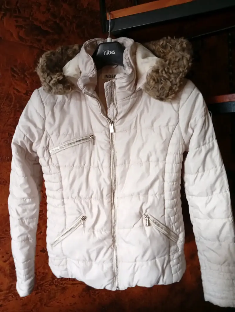 Chaqueta de Mezclilla Azul para Mujer Talla M - 2