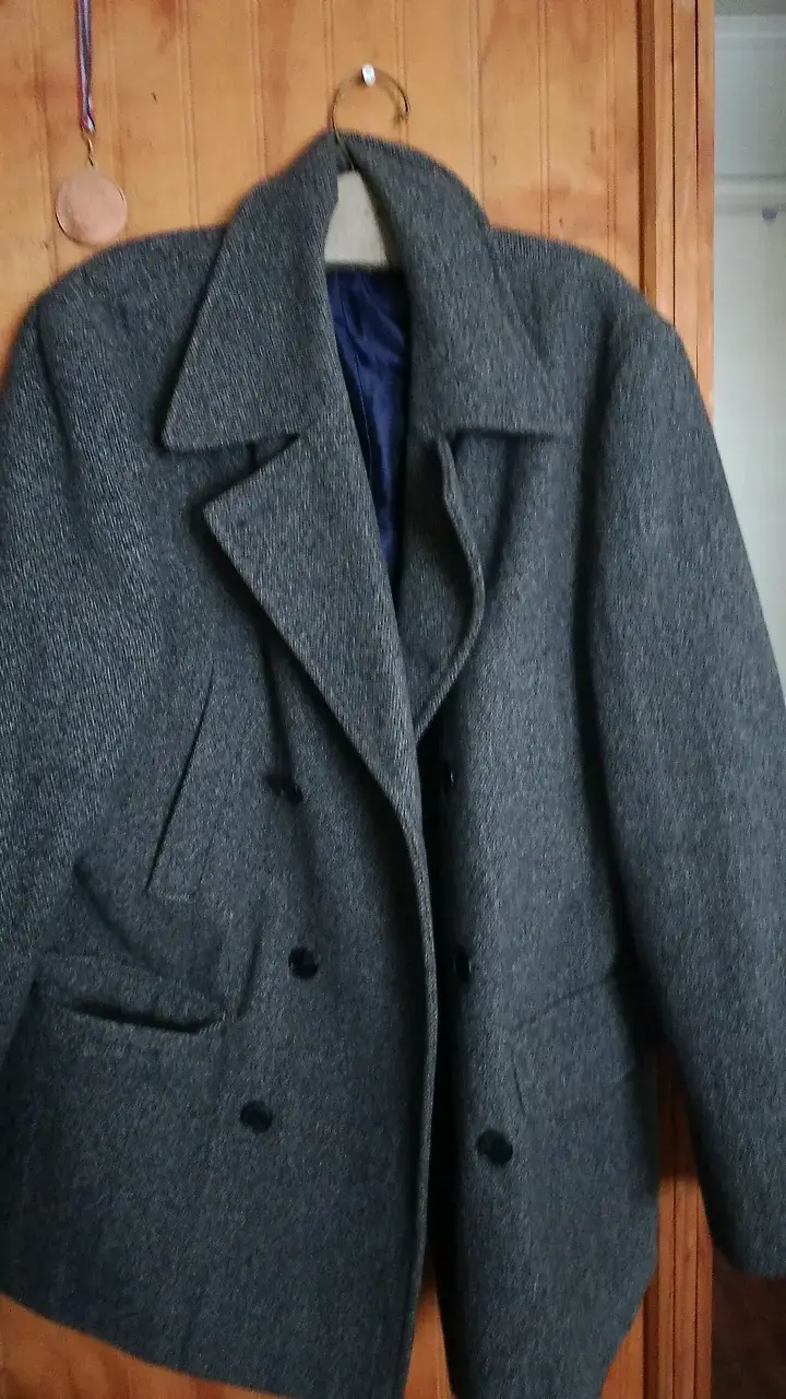 Abrigo de lana gris para hombre Hammond & Co. - 1