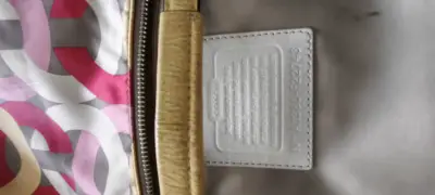 Cartera Coach Kristin Op Art Sateen Original (Edic - miniatura 3
