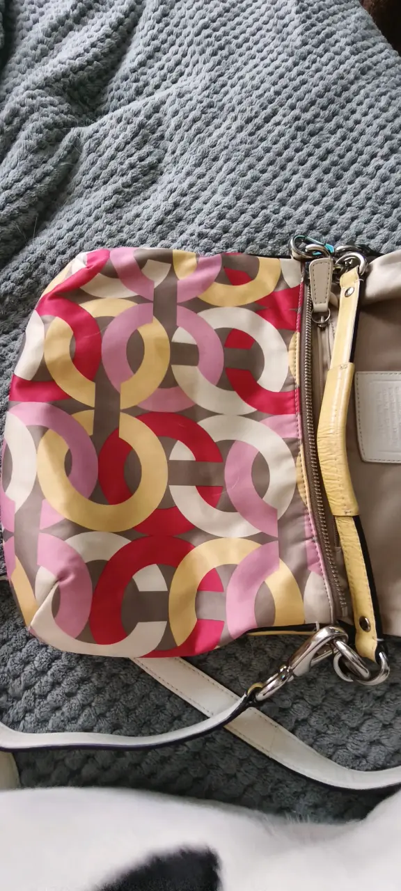 Cartera Coach Kristin Op Art Sateen Original (Edic - 4