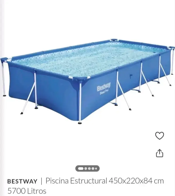 Piscina estructural Bestway Steel Pro 5700 litros