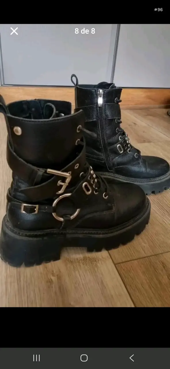 Botas negras marca Romano talla 38 - 6