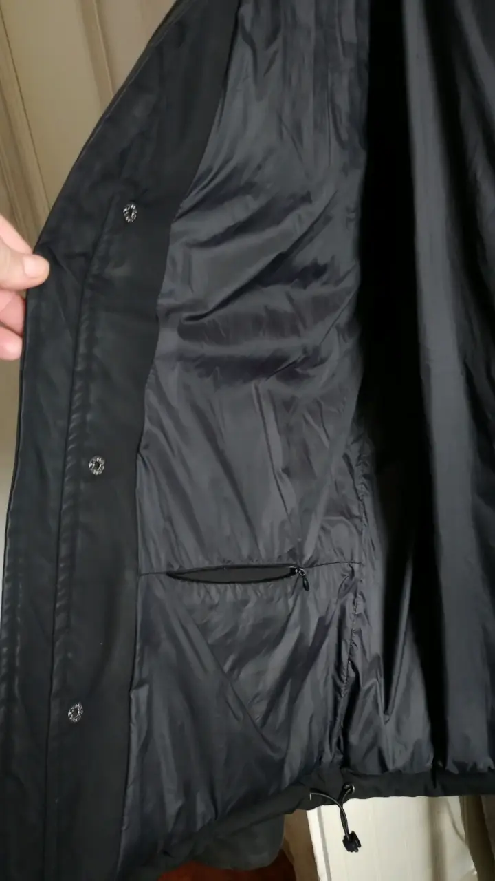 Chaqueta negra con capucha CSR para hombre - 3