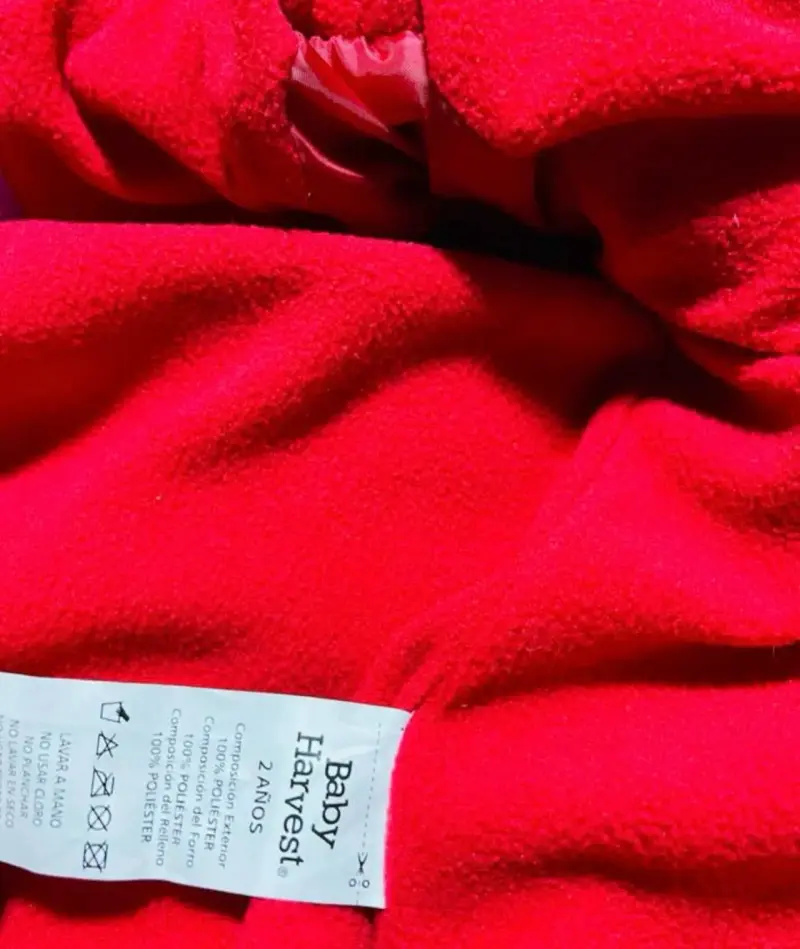 Chaqueta acolchada roja para niño Baby Harvest - 3