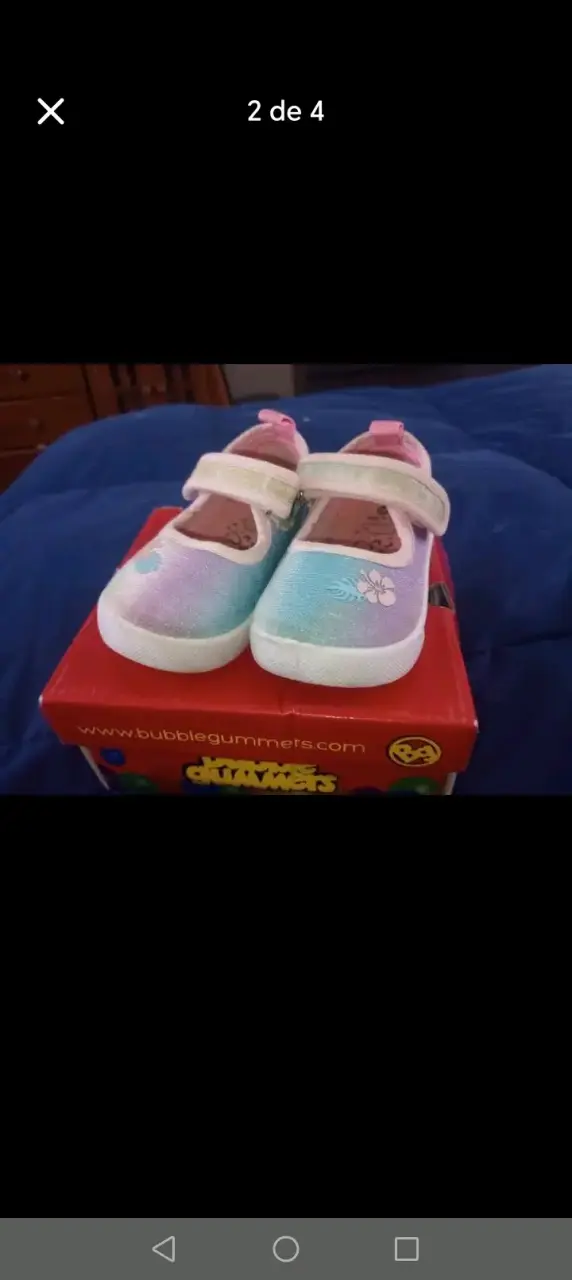 Zapatos Bubblegummers para niña con talla 21