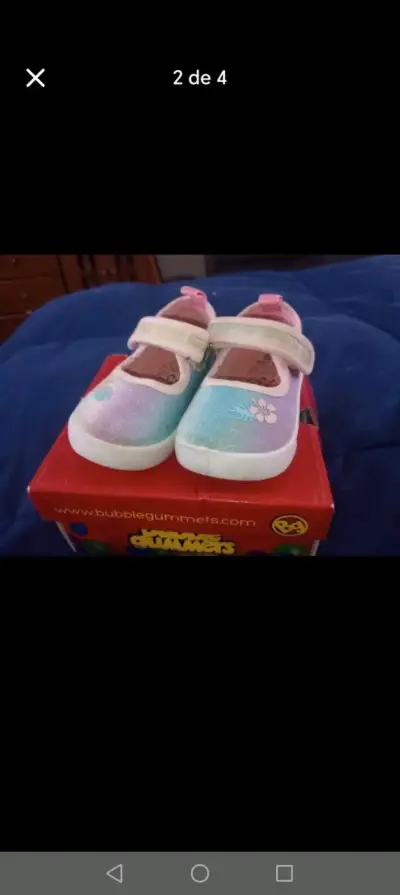 Zapatos Bubblegummers para niña con talla 21 - miniatura 1