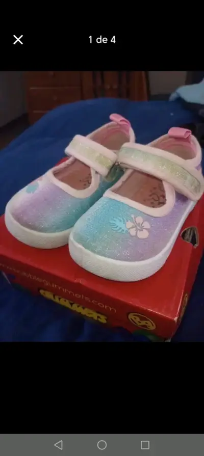 Zapatos Bubblegummers para niña con talla 21 - miniatura 2