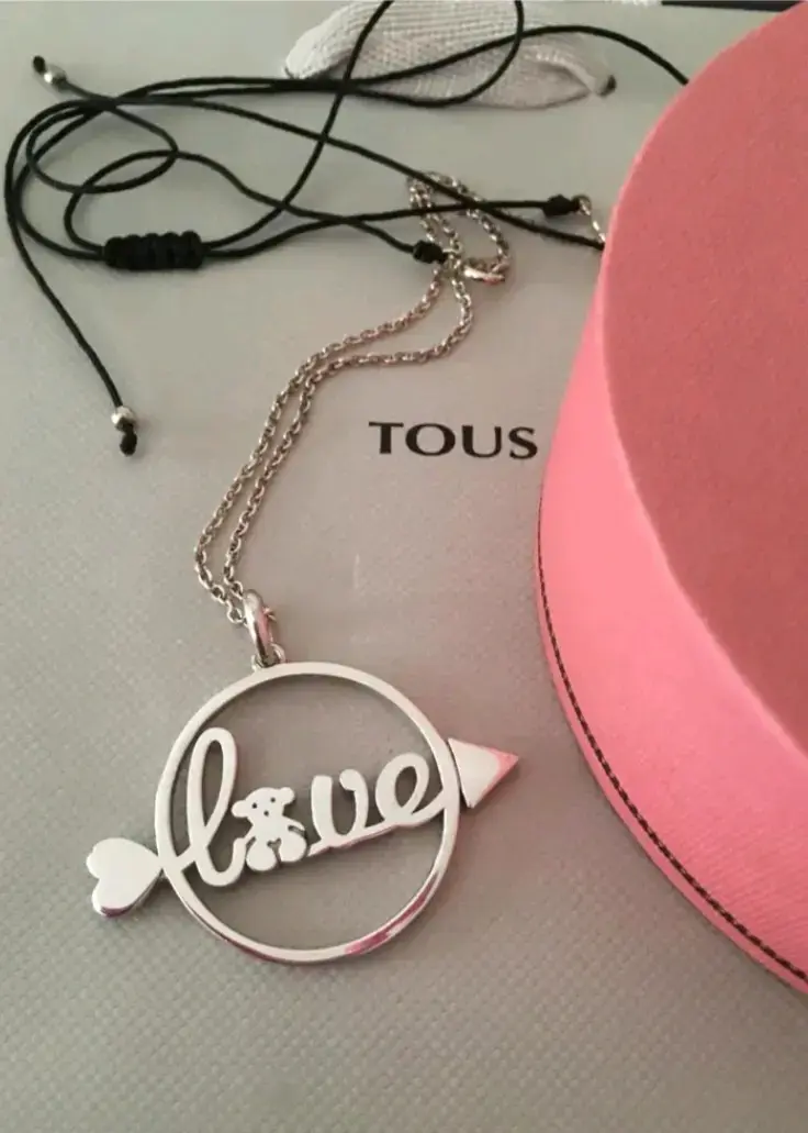 Collar Tous Love en Plata con Caja Original - 1