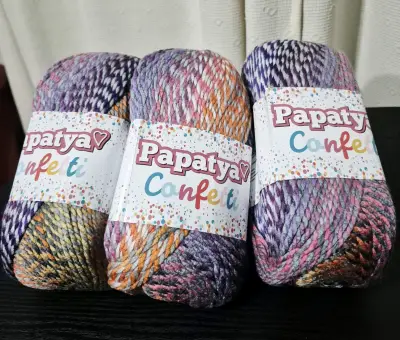 Lanas Multicolores Antialérgicas Turcas - miniatura 3