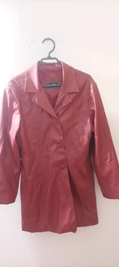 Abrigo rojo para mujer talla XXL - miniatura 1