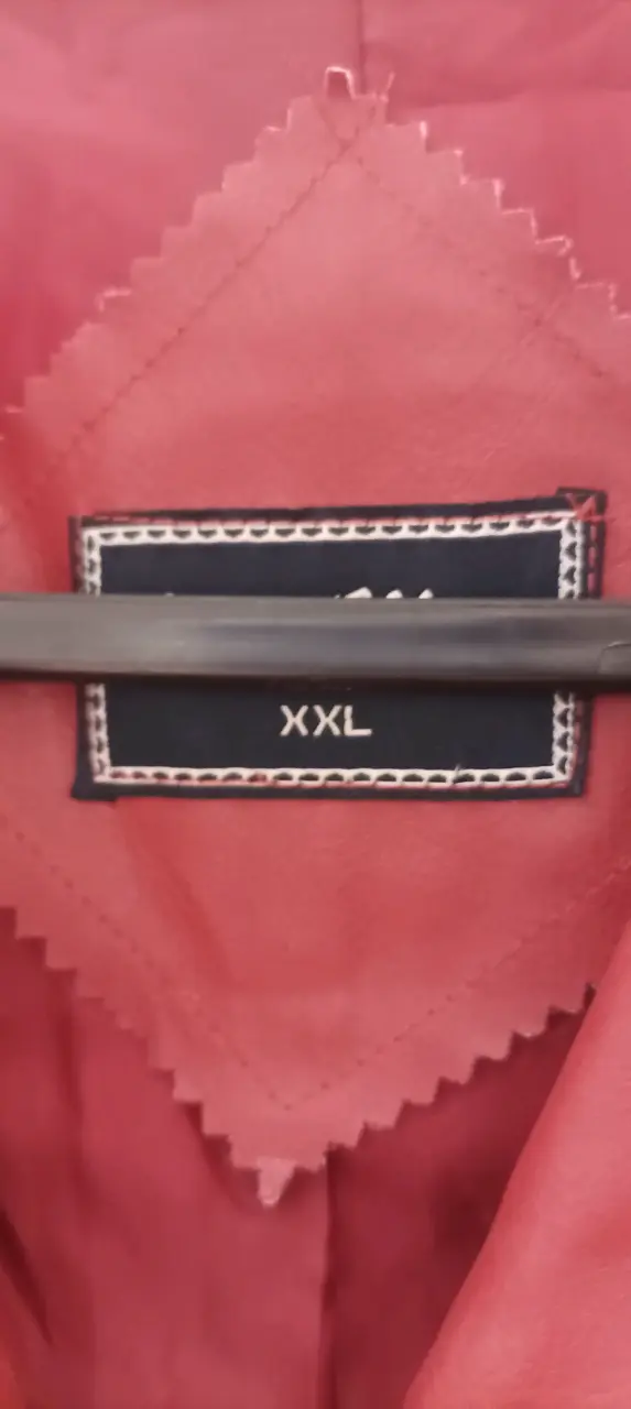 Abrigo rojo para mujer talla XXL - 2