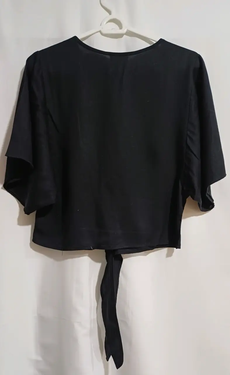 Blusa negra con mangas amplias Umbrale - XS - 2
