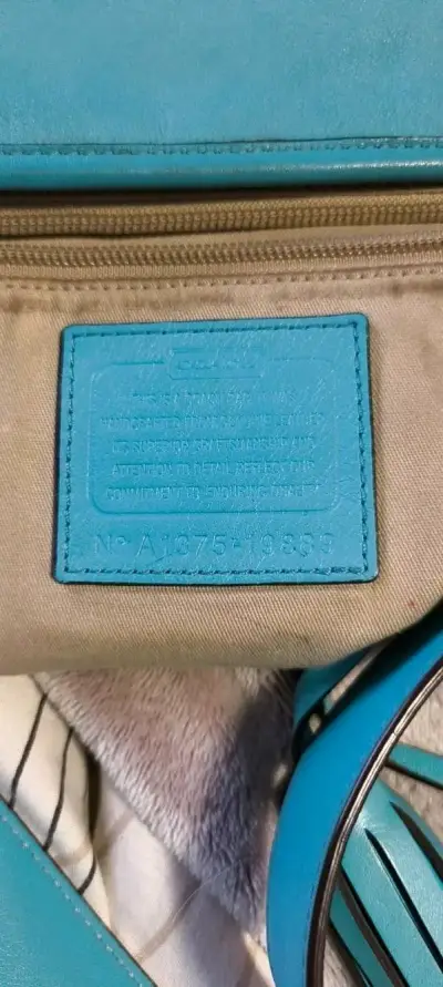 Bolso Coach colección Legacy color Turquesa - miniatura 5