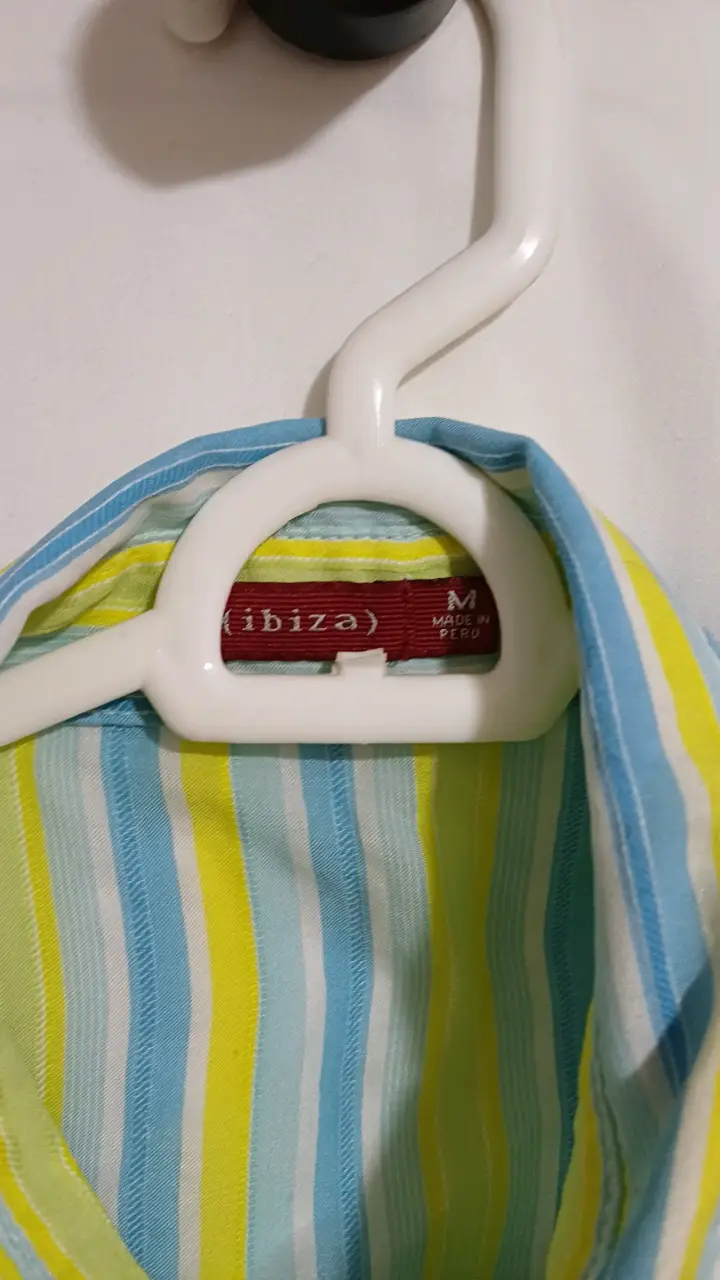 Blusa sin mangas a rayas Ibiza - M - 3