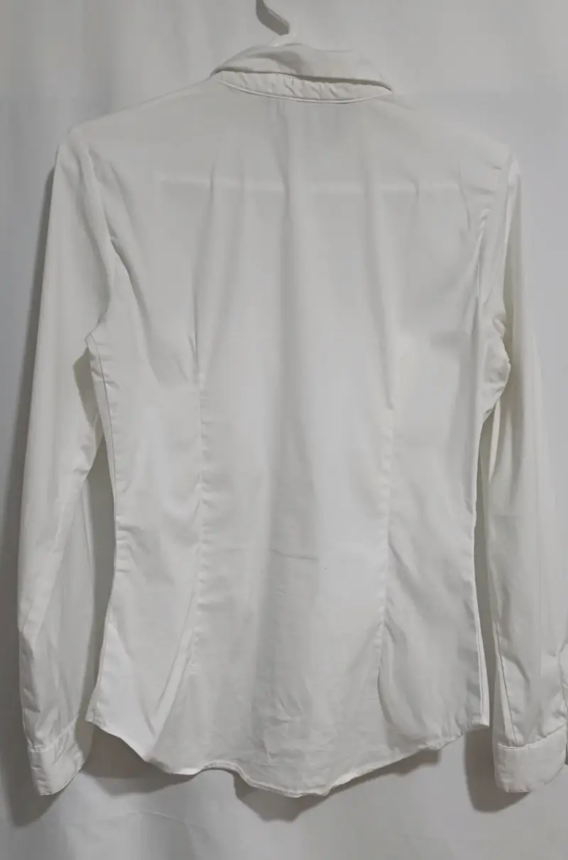 Blusa blanca de mujer Zara Basic - S - 3