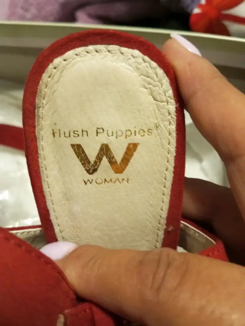 Sandalias de tacón rojo Hush Puppies - 3