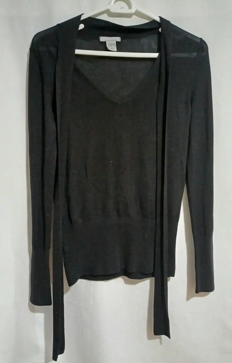 Cárdigan Negro H&M Talla XS - 1