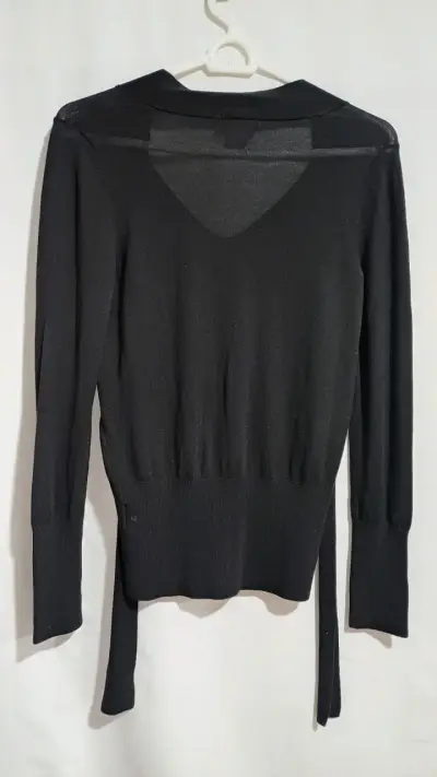 Cárdigan Negro H&M Talla XS - miniatura 2
