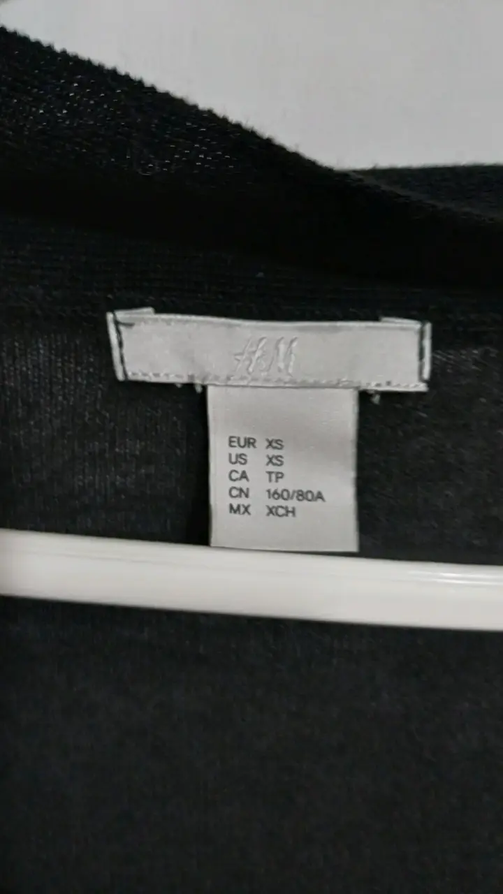 Cárdigan Negro H&M Talla XS - 3