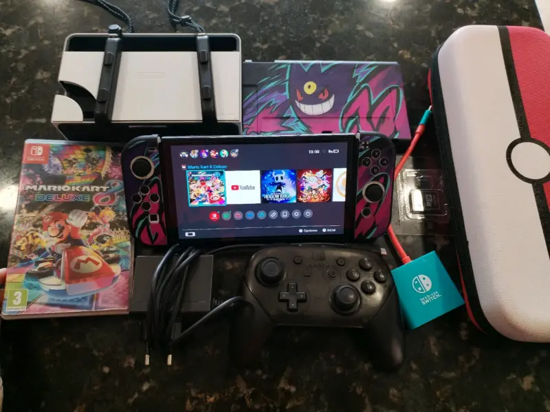 🎮 Nintendo Switch OLED + accesorios + Mario Kart 8 - 1
