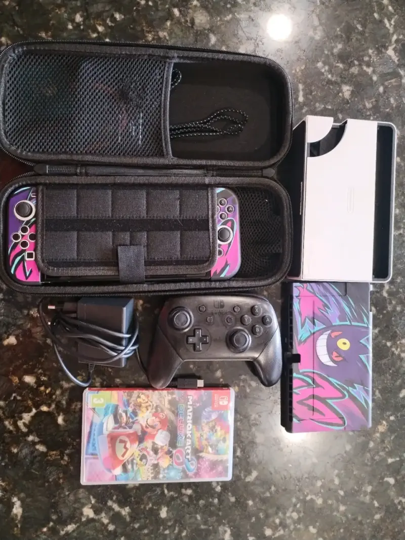 🎮 Nintendo Switch OLED + accesorios + Mario Kart 8 - 6