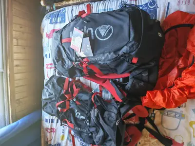 Mochila de trekking Lippi Roca 50L negra - miniatura 2