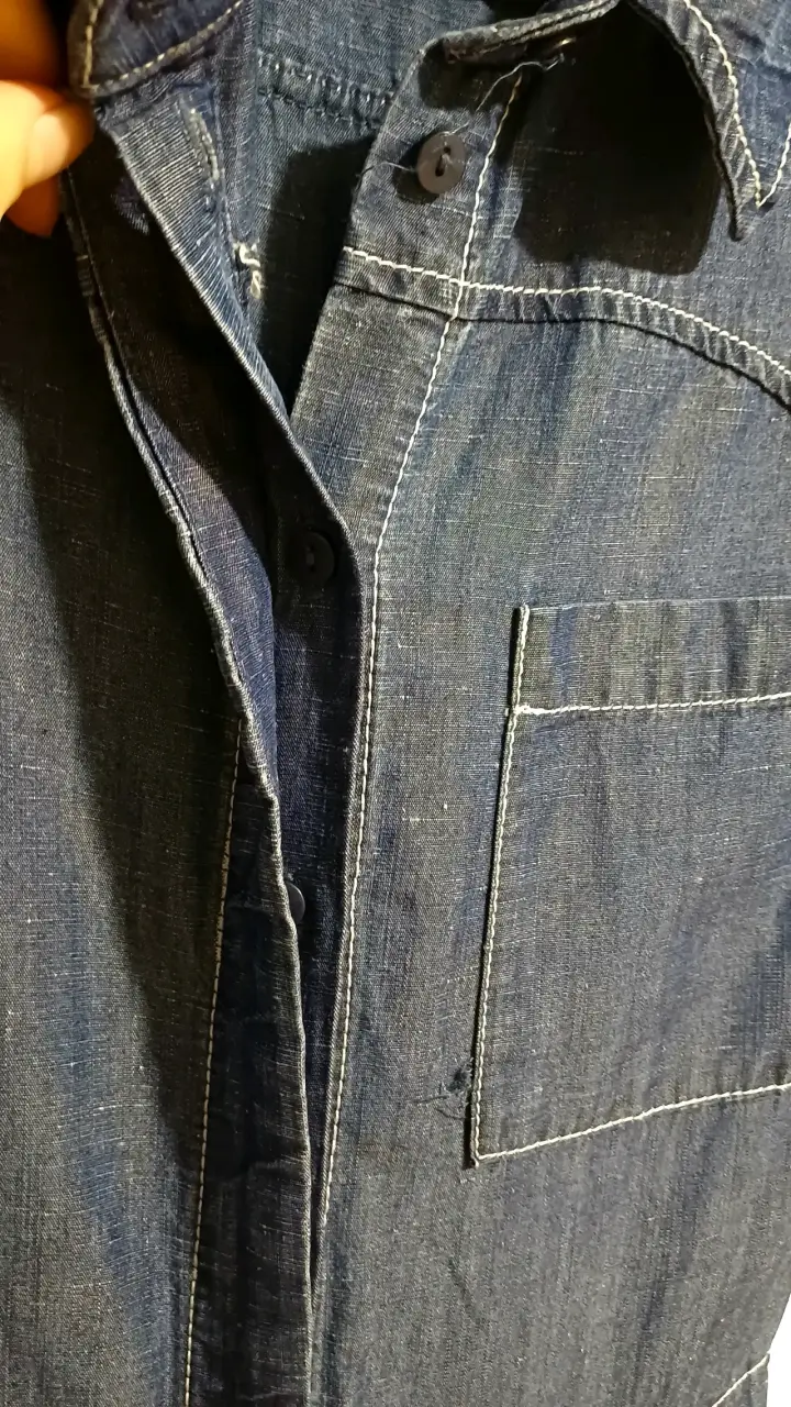 Enterito de mezclilla azul Zara - Talla S - 4