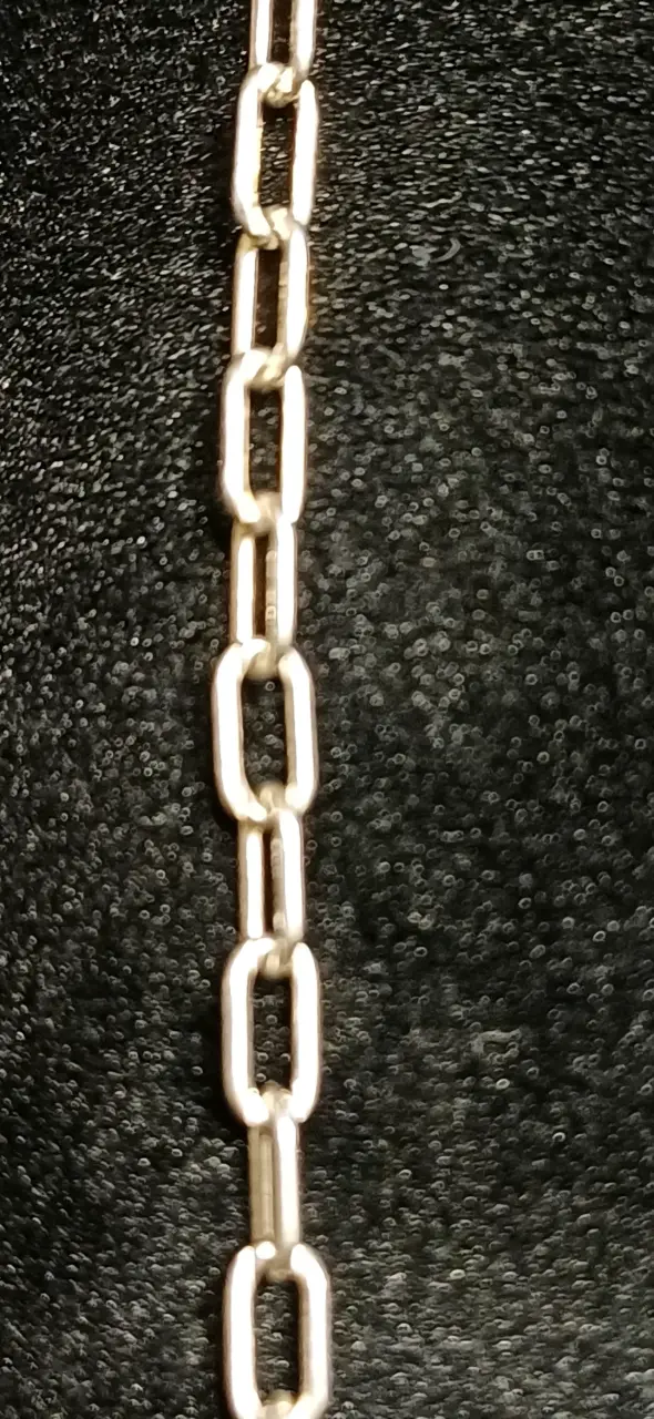 Cadena de plata 925 de 60 cm con eslabón 5 mm - 2