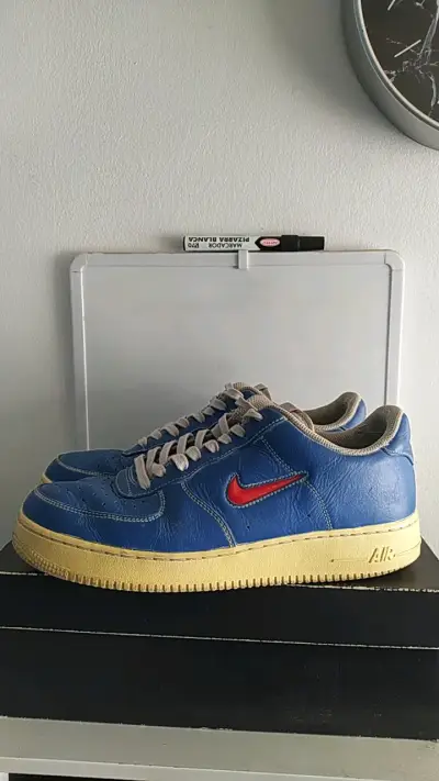 Zapatillas deportivas azules Nike Air Force - miniatura 1