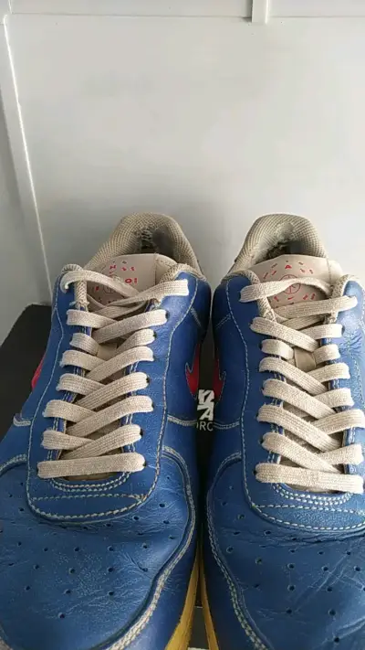 Zapatillas deportivas azules Nike Air Force - miniatura 3