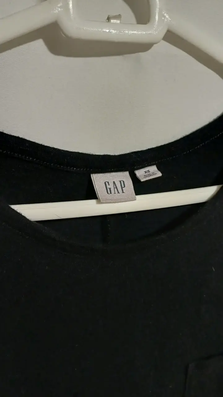Vestido negro casual GAP con bolsillo - 2