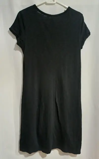Vestido negro casual GAP con bolsillo - miniatura 3