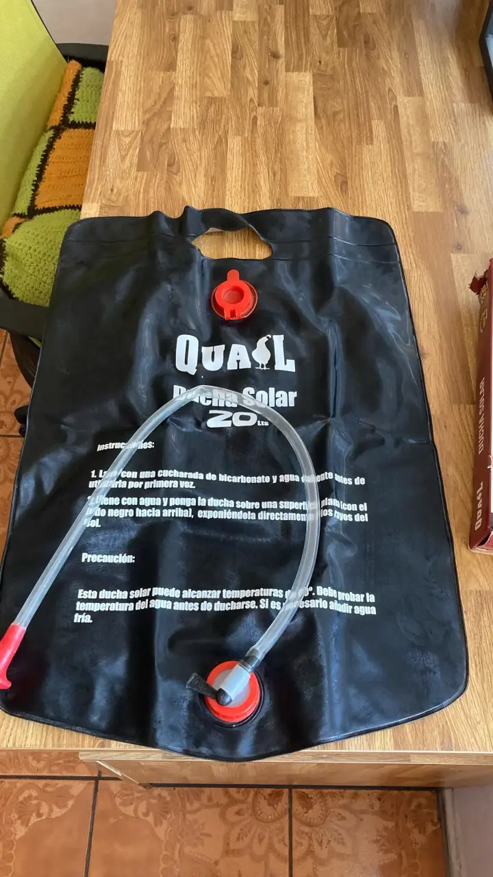 Ducha Solar Quail 20 Litros para Camping - 1