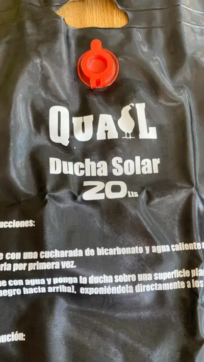 Ducha Solar Quail 20 Litros para Camping - miniatura 2