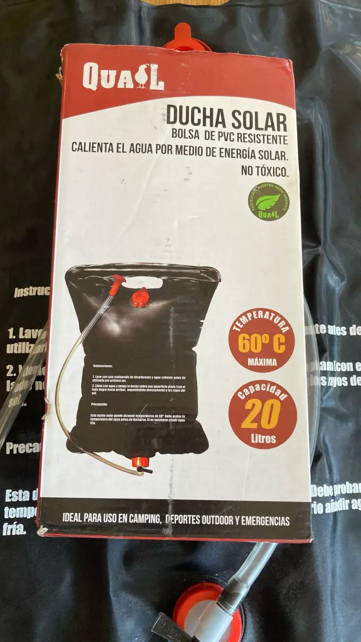 Ducha Solar Quail 20 Litros para Camping - 3