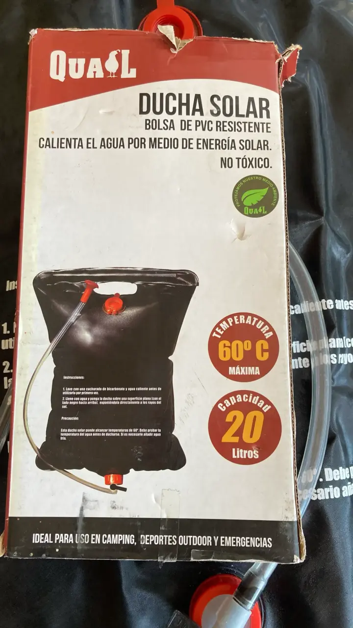 Ducha Solar Quail 20 Litros para Camping - 4