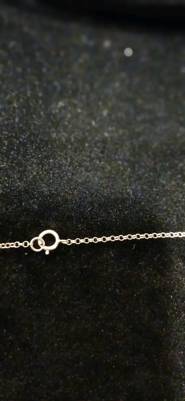 Collar de plata 925 con cuentas verdes - 3