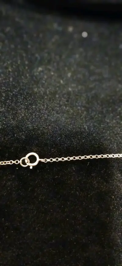 Collar de plata 925 con cuentas verdes - miniatura 3