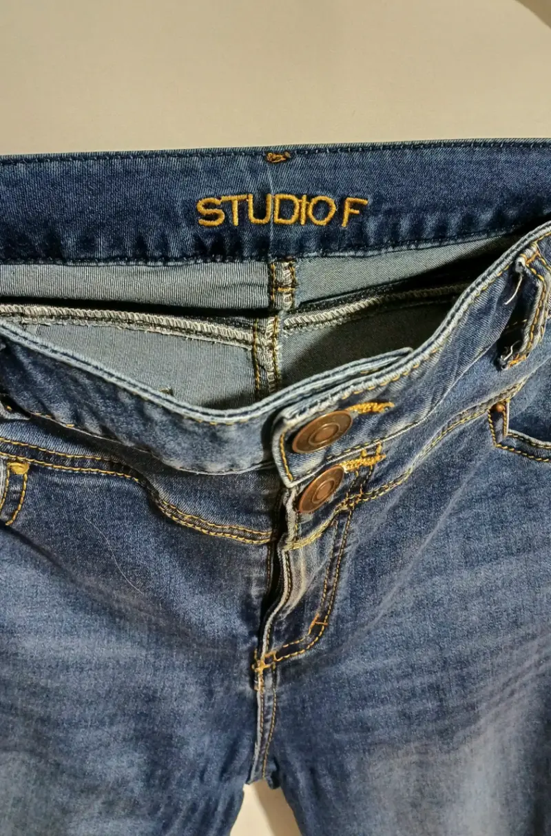 Jeans ajustados azul oscuro Studio F - 2