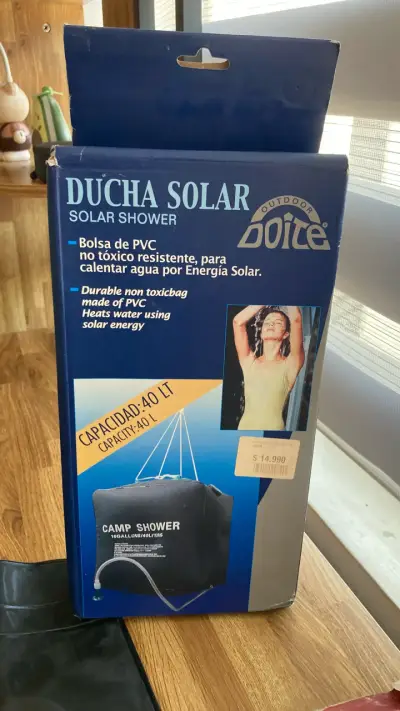 Ducha Solar Portátil 40L Doite - miniatura 1