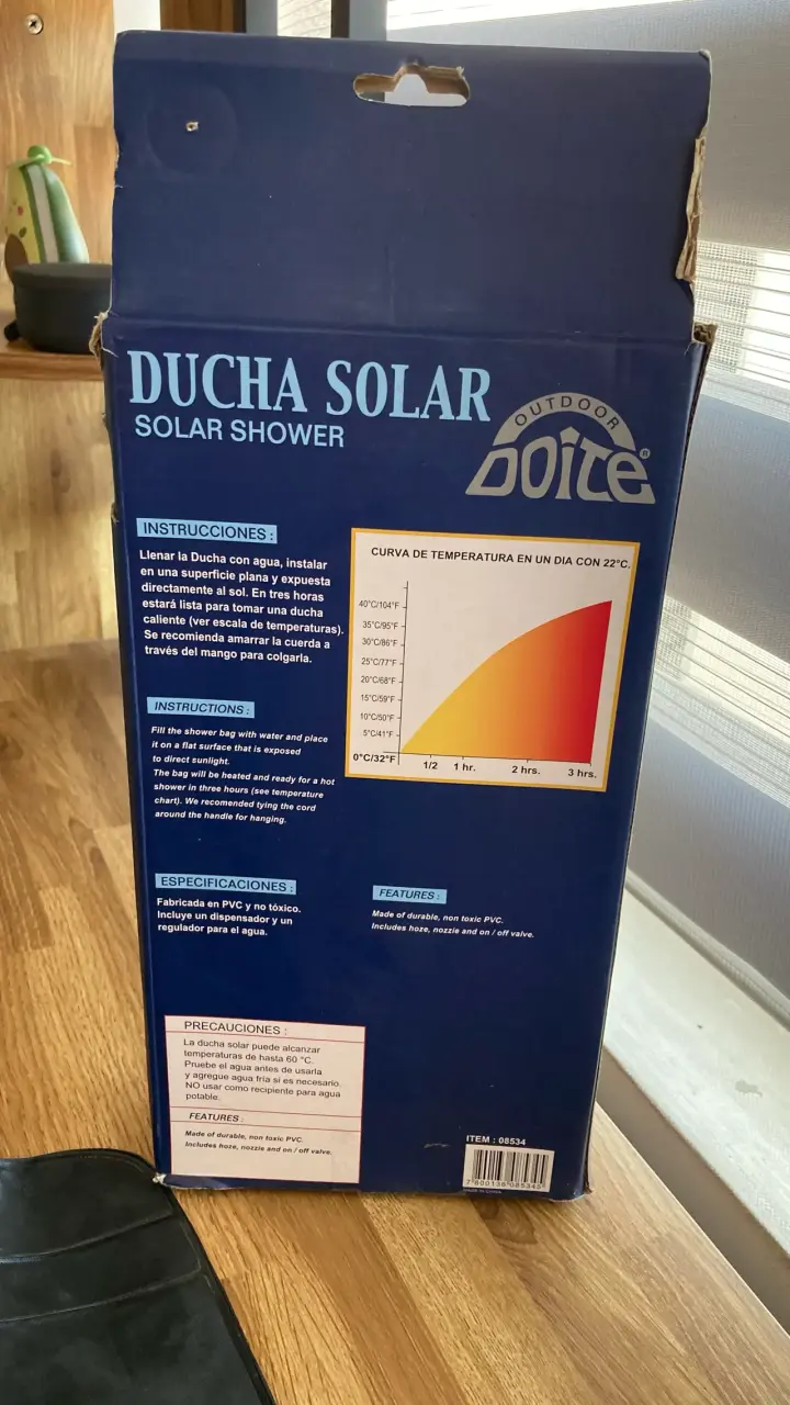 Ducha Solar Portátil 40L Doite - 2
