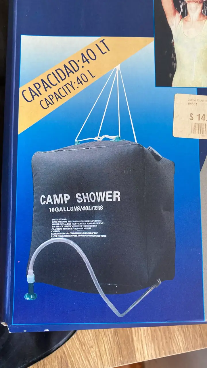 Ducha Solar Portátil 40L Doite - 3