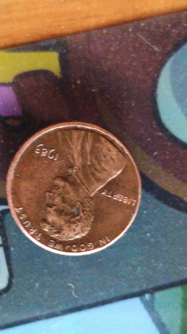 Moneda de un centavo de Estados Unidos 1982